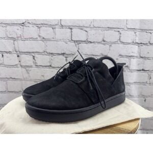 Eileen Fisher Kipling Tumbled‎ Black Nubuck Sneaker Size Women's Size 9 Designer